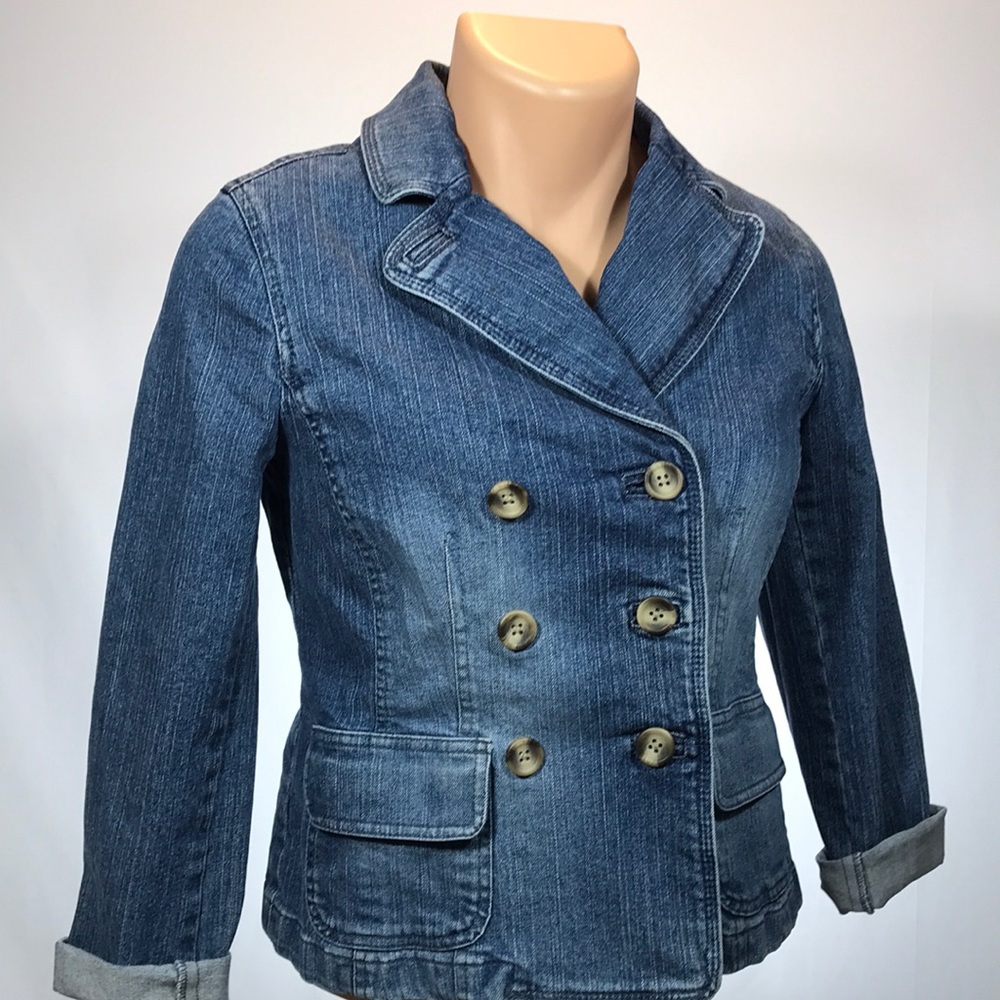 Ann Taylor Loft Jean Jacket - Picture 3 of 8